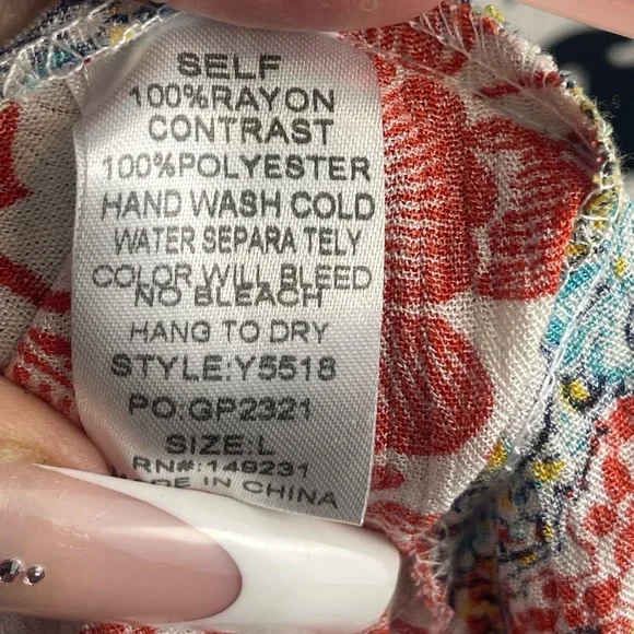 🔺SOLD🔺Kori America Boho Patchwork Maxi Dress Multicolor Floral Sleeveless - Picture 8 of 9